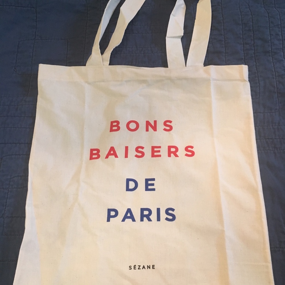 Sezane Canvas Tote Bags